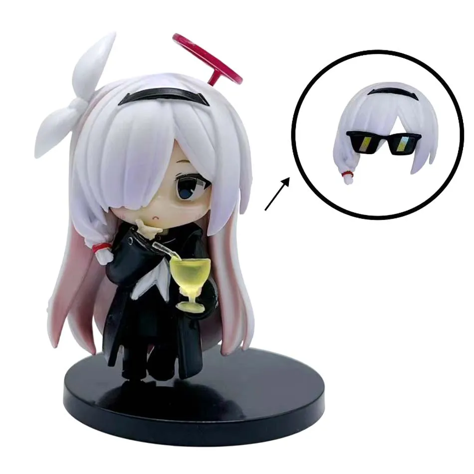 En Stock bleu archives Plana Arona Figure PVC Anime recueillir personnages d'anime ornements mignon dessin animé Festival cadeau de noël