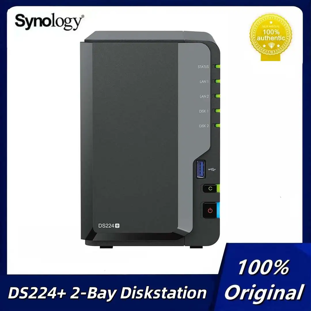 

Synology 2-Bay DiskStation DS224+ (Diskless)