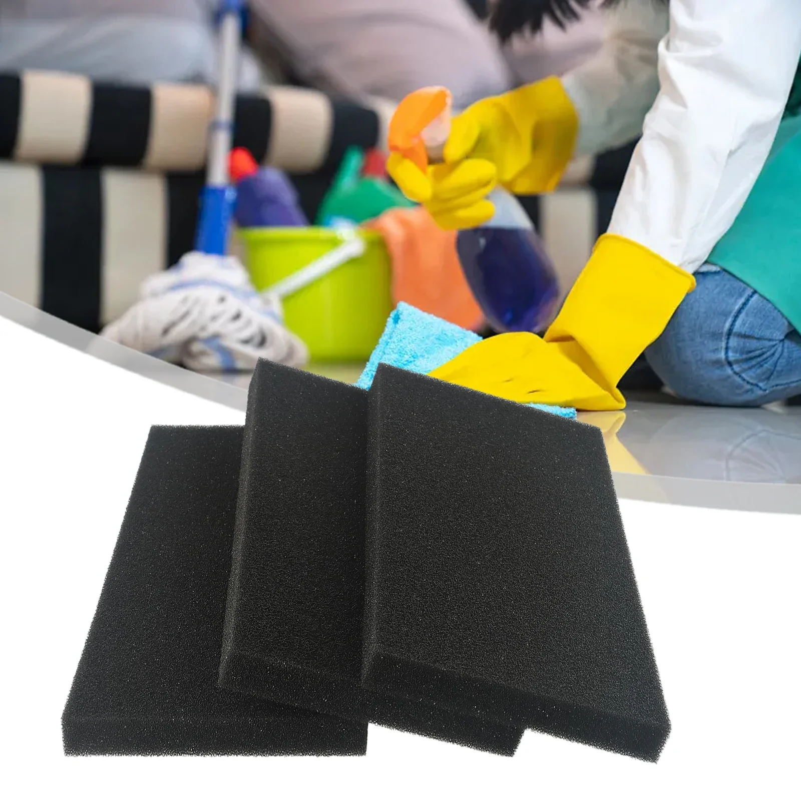 High Performance Foam Sponge Filter for Gorenje T408HD W AU T411HD W 429410 628504 Keep Your Device Clean (3Pcs)