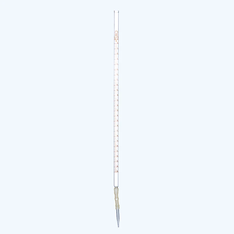 100 Lab 5ml 10ml 25ml 50ml 100ml clear amber brown glass acid alkali burette buret with ptfe stopcock