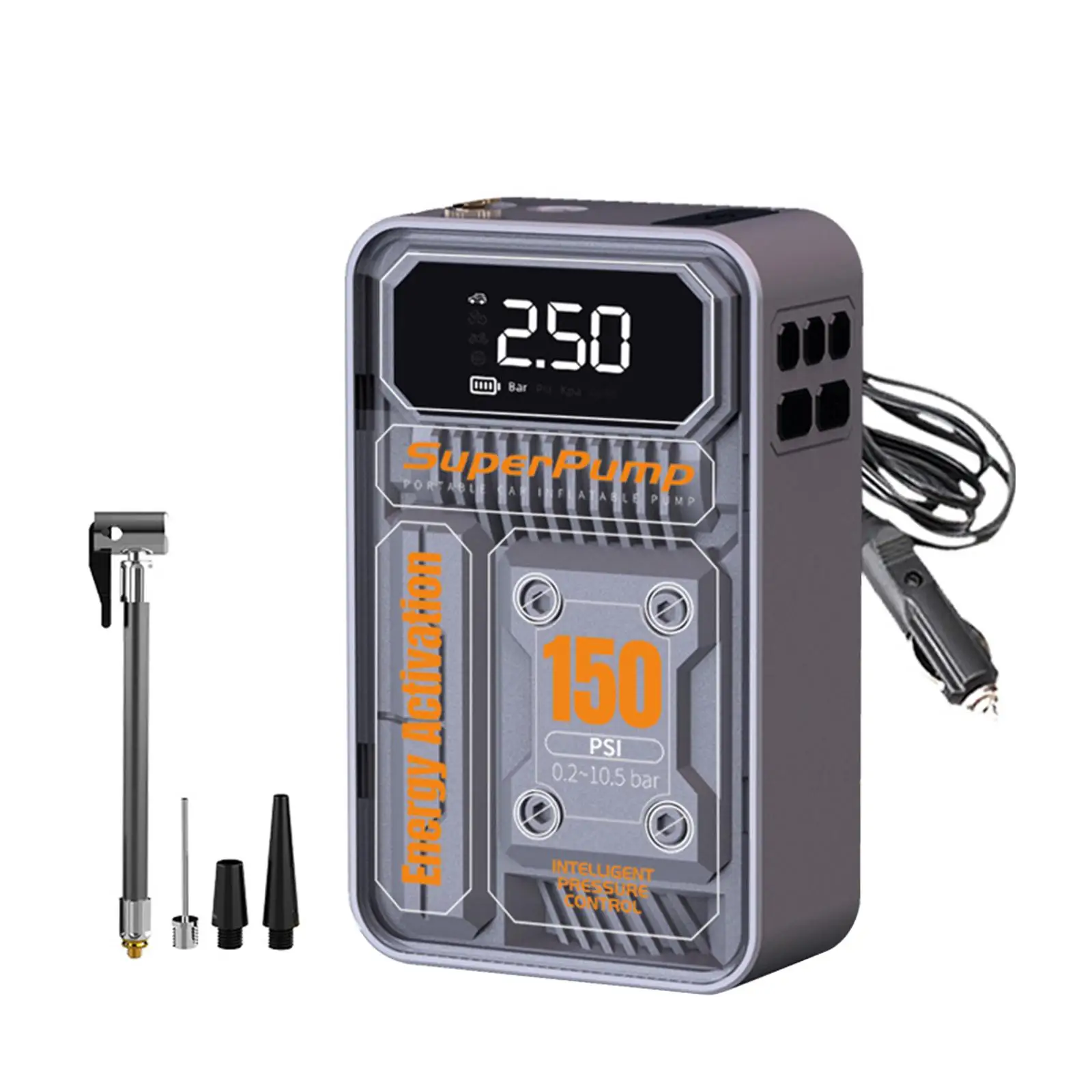 

Насадка для шин Прочный маленький воздушный насос для шин, совместимый с