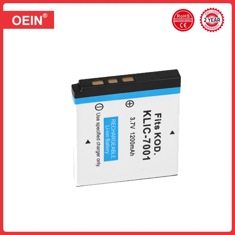 4 Stuks 1200Mah Klic-7001 Klic 7001 Klic7001 Batterij Voor Kodak M1063 M340 M320 M1073 V550 V570 V610 V705 M753 M763 M853 M863