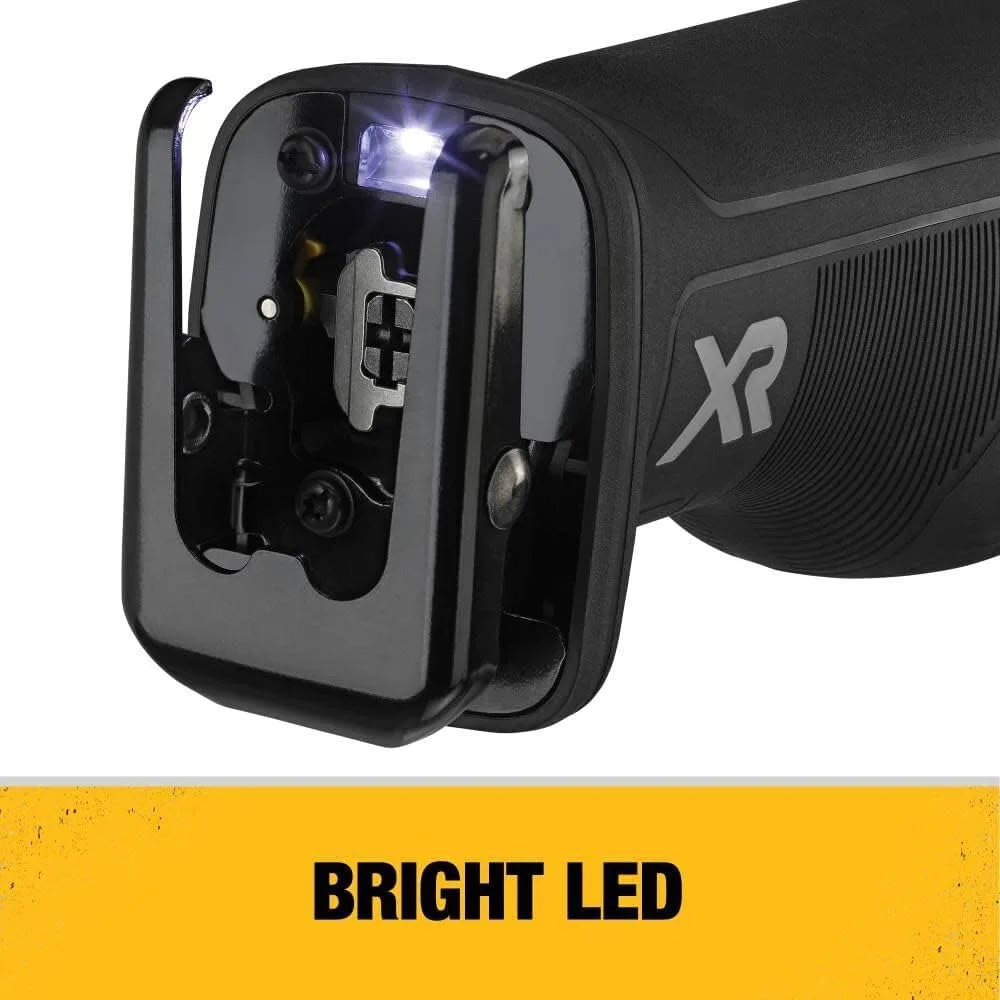 Serra alternativa sem fio 20V MAX XR com tecnologia de detecção de energia, opção somente ferramenta para uso profissional