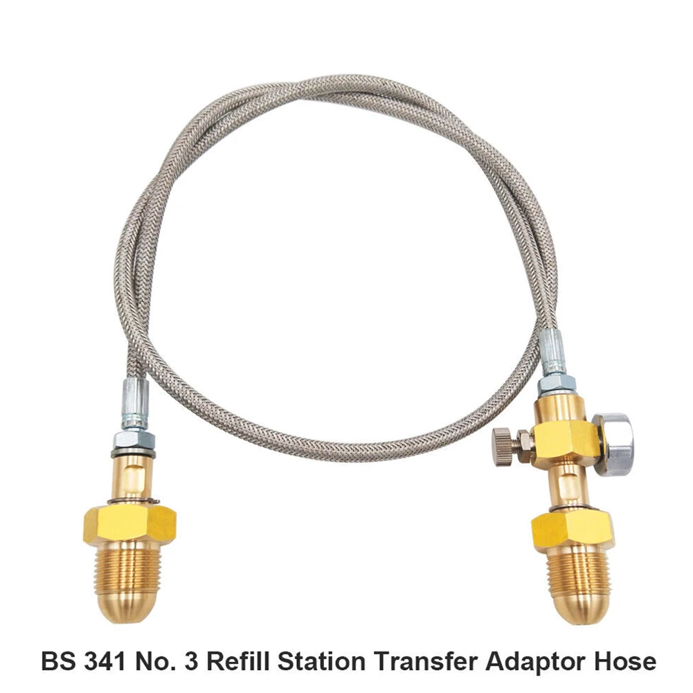 

Adapter Hose Connecting Hose 2000 Psi Accessories For Argon Cylinder Bottle Refill Station Replacement Brand New