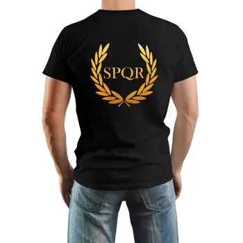 SPQR - Camp Jupiter - Percy Jackson 티셔츠, 한국 패션 티셔츠, 블랙 플레인 화이트, 스포츠 팬