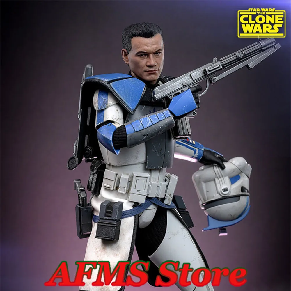 HotToys HT 1/6 TMS133 Star Wars Clone Wars Arc Trooper Echo Set Completo Figura de Acción de Soldado de 12 Pulgadas Juguetes Modelo