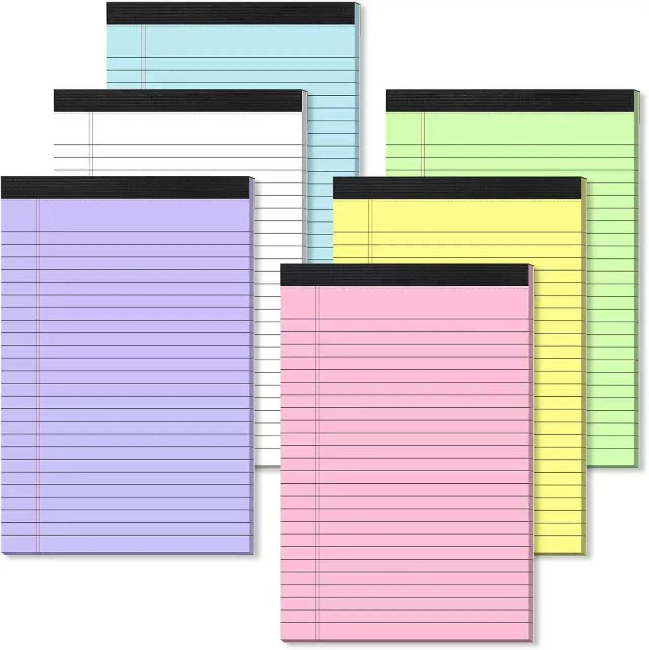 

A5Lined Legal Pad 50 Pages Ink-proof Thick College Office Students Scribbling Book Note Scratch Paper Writing Sheet Paper