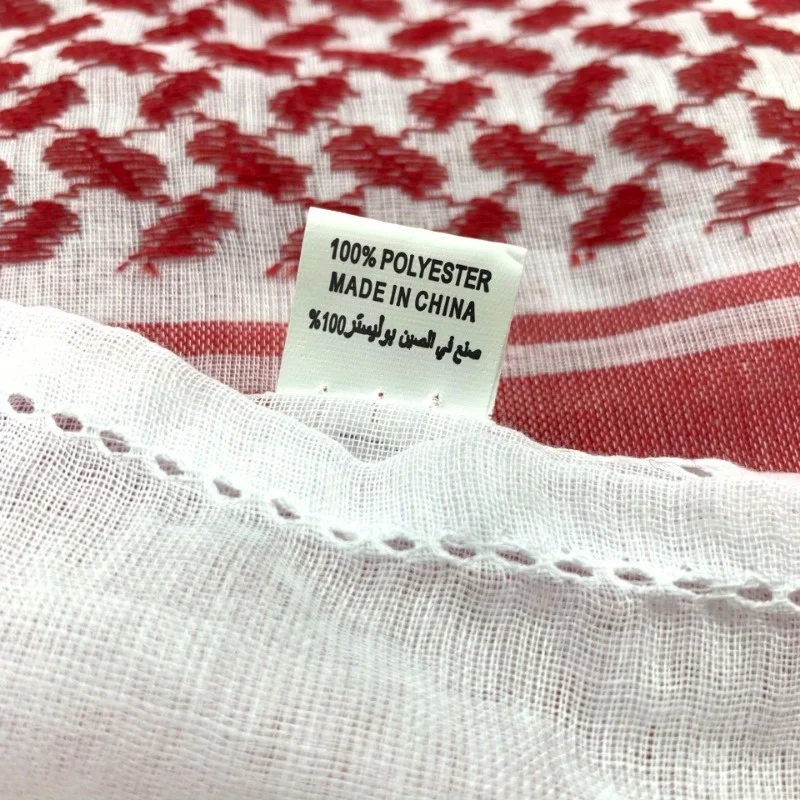 1/2 قطعة من الحجاب الصلاة للرجال على الطراز العربي، غلاف عمامة كوفية إسلامية شماغ للعبادة الدينية والسفر والارتداء اليومي