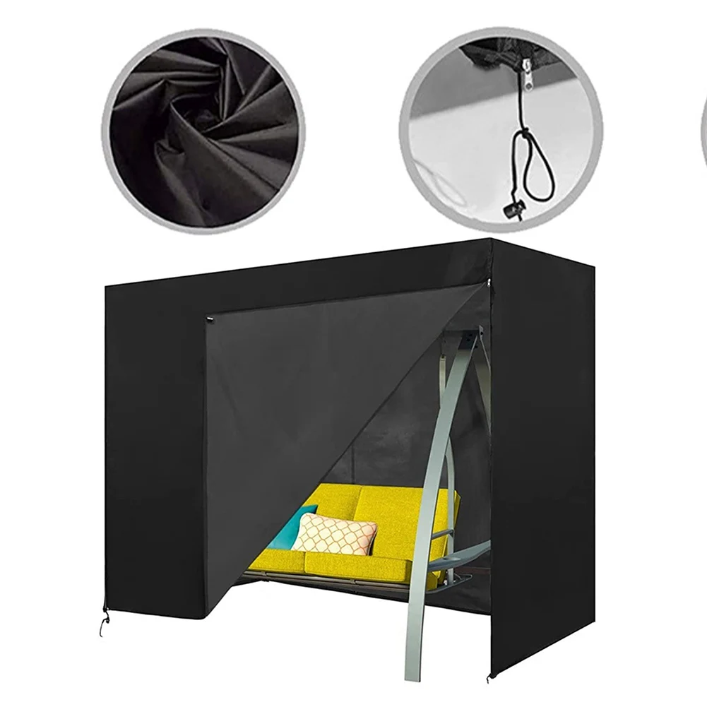 420D Oxford Fabric Garden Swing Cover with Wind Protection and Easy Maintenance for Outdoor Weather Resilience