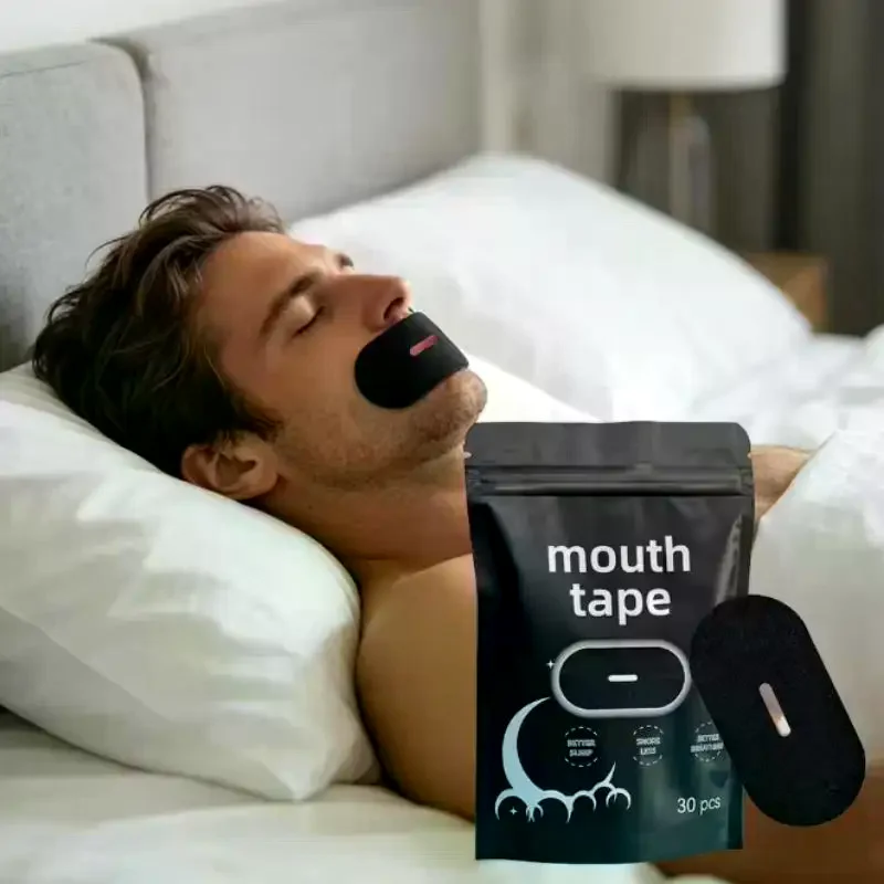 30Pcs Anti Snoring Sleep Strips Adhesive Tape Breathable Mouth Tape Sleep Accessories For Improving Sleep