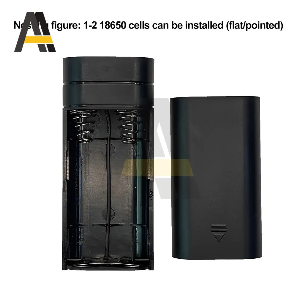 5V 2A 6000mAh 2X 18650 USB Type-C Battery Charger Case DIY Power Bank Box For Phone Electronic Charging Not Including Batteries