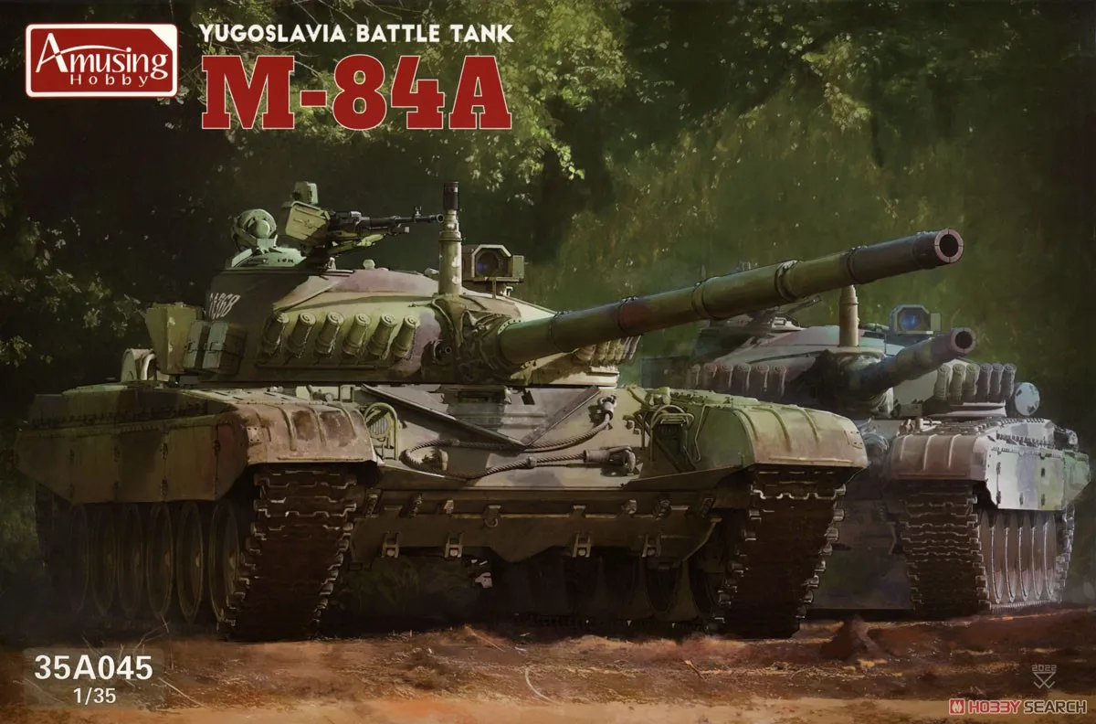 Amusing 35A045 1:35 Scale M84 M-84 M84A M-84A Yugoslavia Main Battle tank MBT Vehicle  Plastic Assembly Model Building Kit