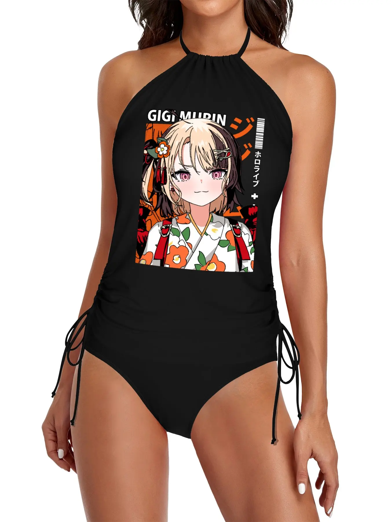 

Gigi Murin in Kimono Split Swimsuit Set luxury bikini Swimwear for women swimsuit for women