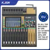 Console de mixage numérique professionnelle WIFI 12 canaux, Console de mixage sonore 16 DSP avec écran tactile de 7 pouces 1