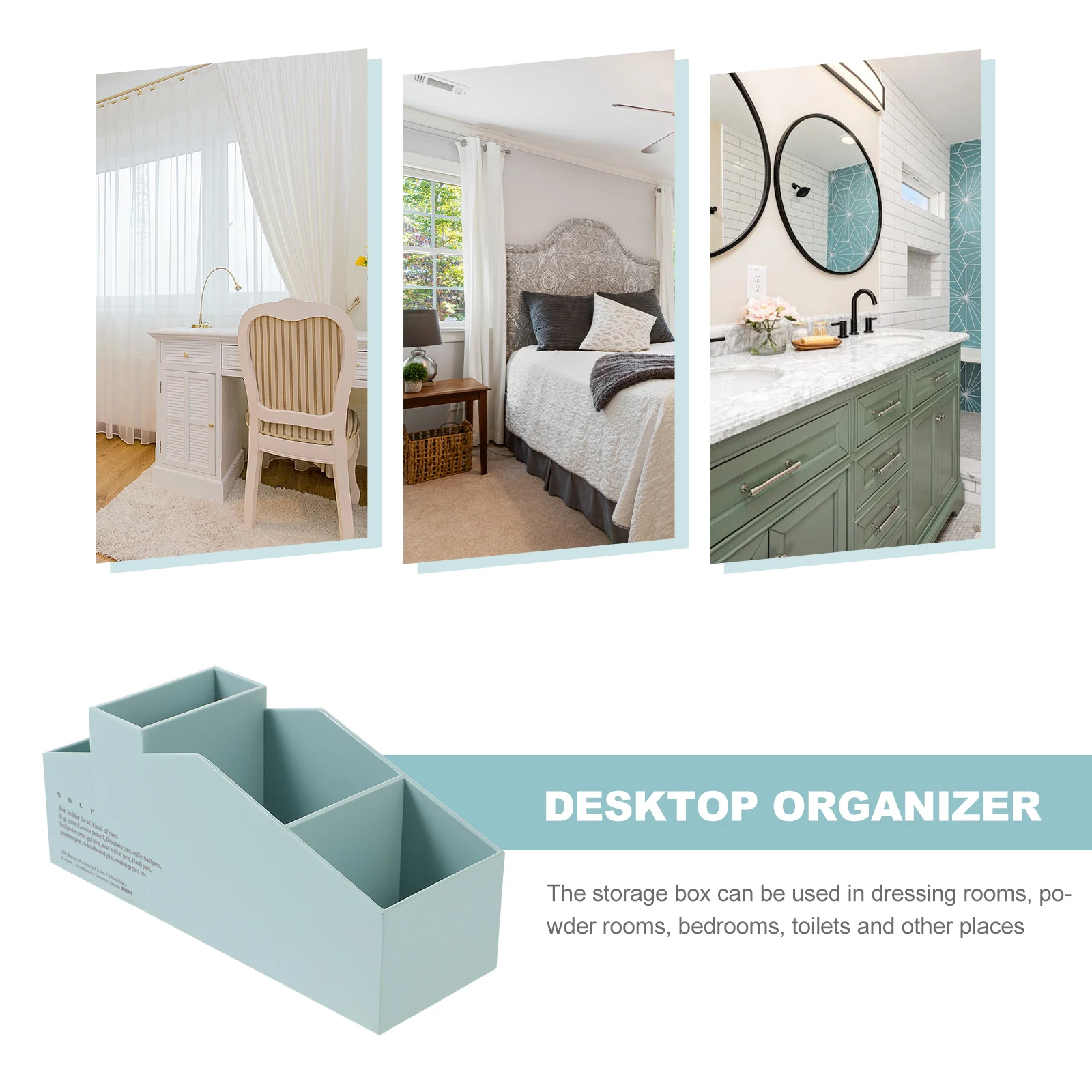 

Elegant Multi-Use Organized Storage Holder Stylish Makeup Brush Storage Box Ideal for Desk Organization