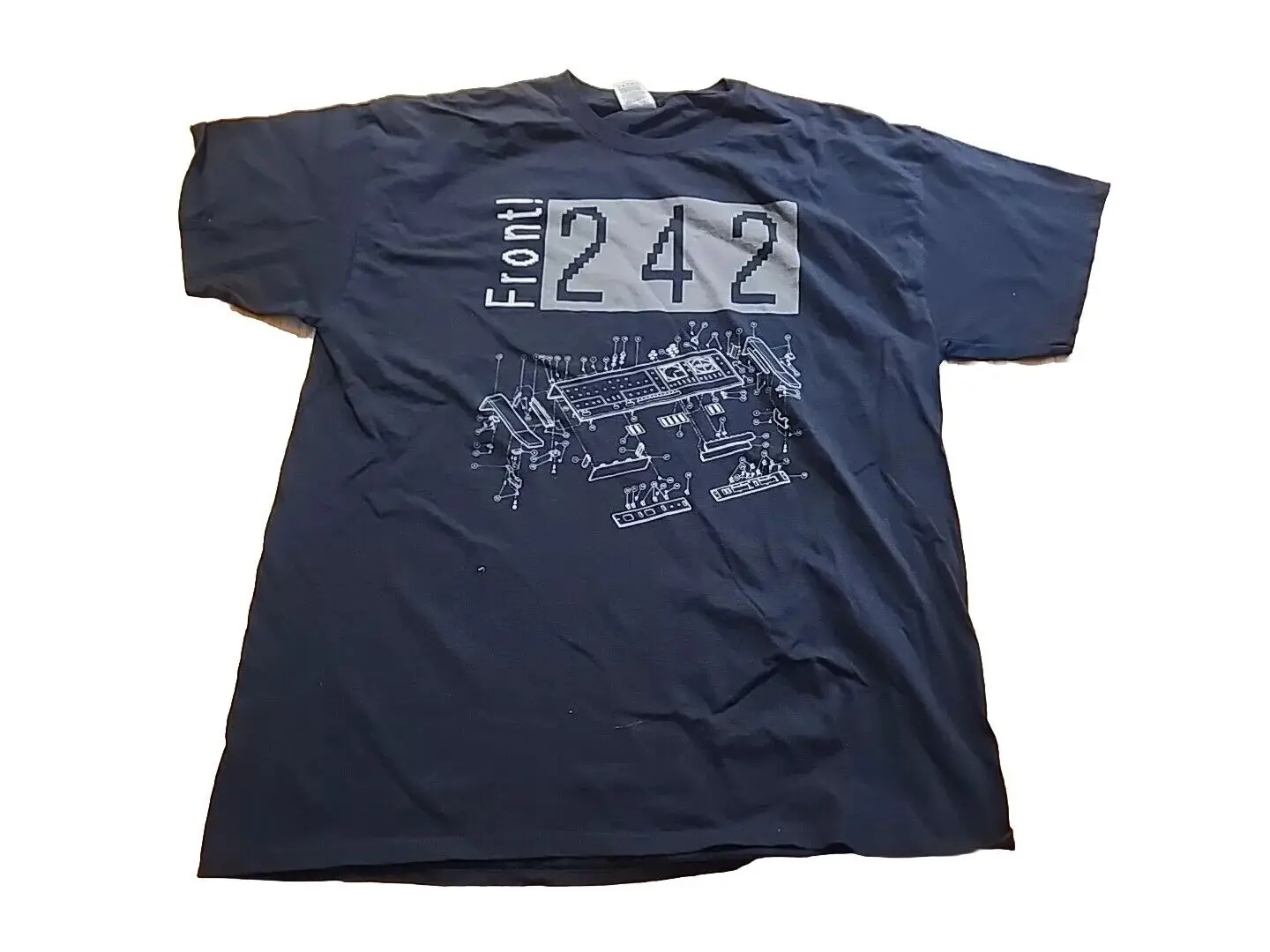 Передняя рубашка 242, двухсторонняя, восковая, TRAX XL, черная фотография