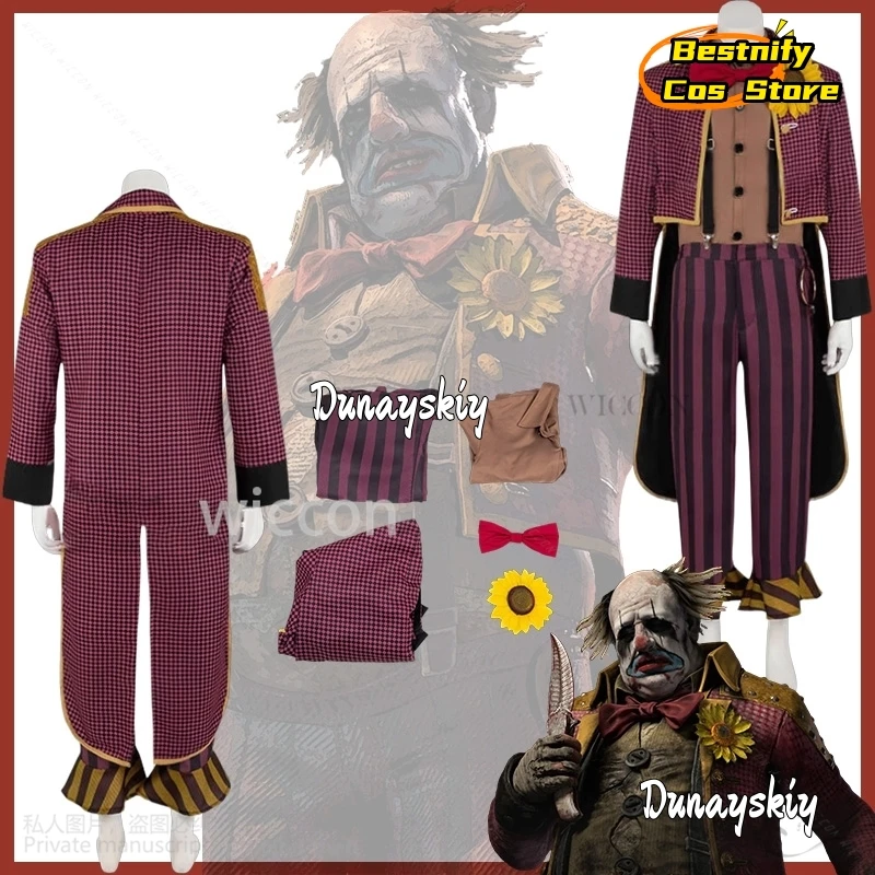 

Kenneth Chase Dead Anime Game Daylightt Cosplay Costume Horror Plaid Shirt Suspender Pants Terror Halloween Jokerrr Customized