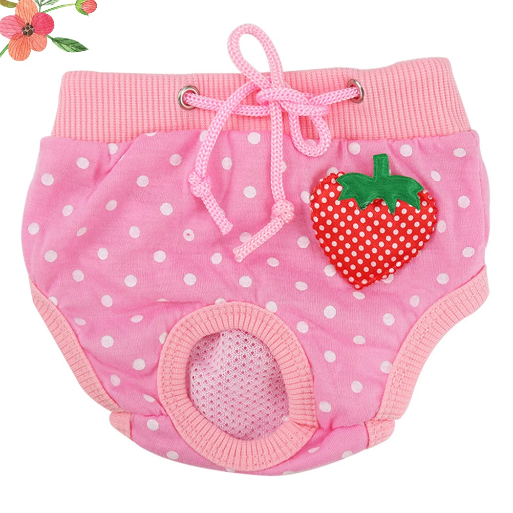

Pet Physiological Pants Dog Menstruation Reusable Washable Diaper Puppy Female The for Pets Diapers Small