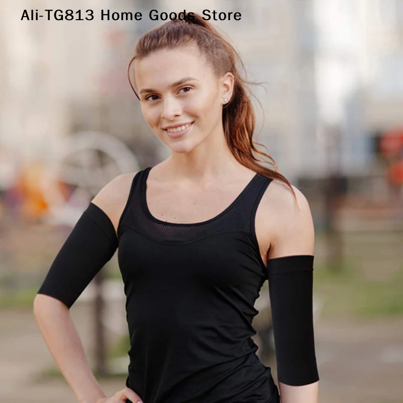 

[TG813]Sports Fitness Stretch Compression Arm Sleeves Shaping Sleeves Slimming Scar Coverage Improve Body Shape Shaping Sleeves