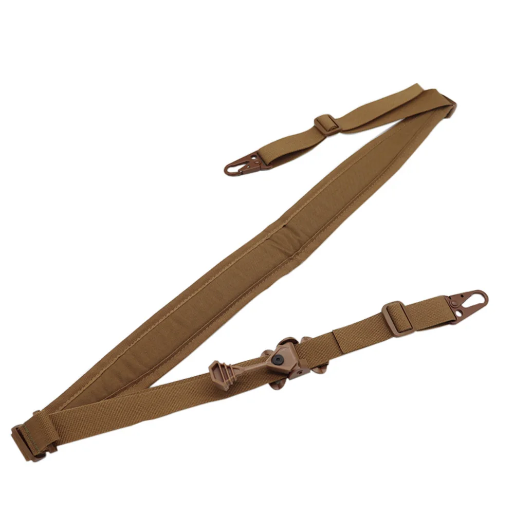 Taktische Gewehr Sling 2 Punkt Kampf Modulare Strap Slingster Schnell Einstellbare Pull Jagd PISTOLE Zubehör – Detail 15