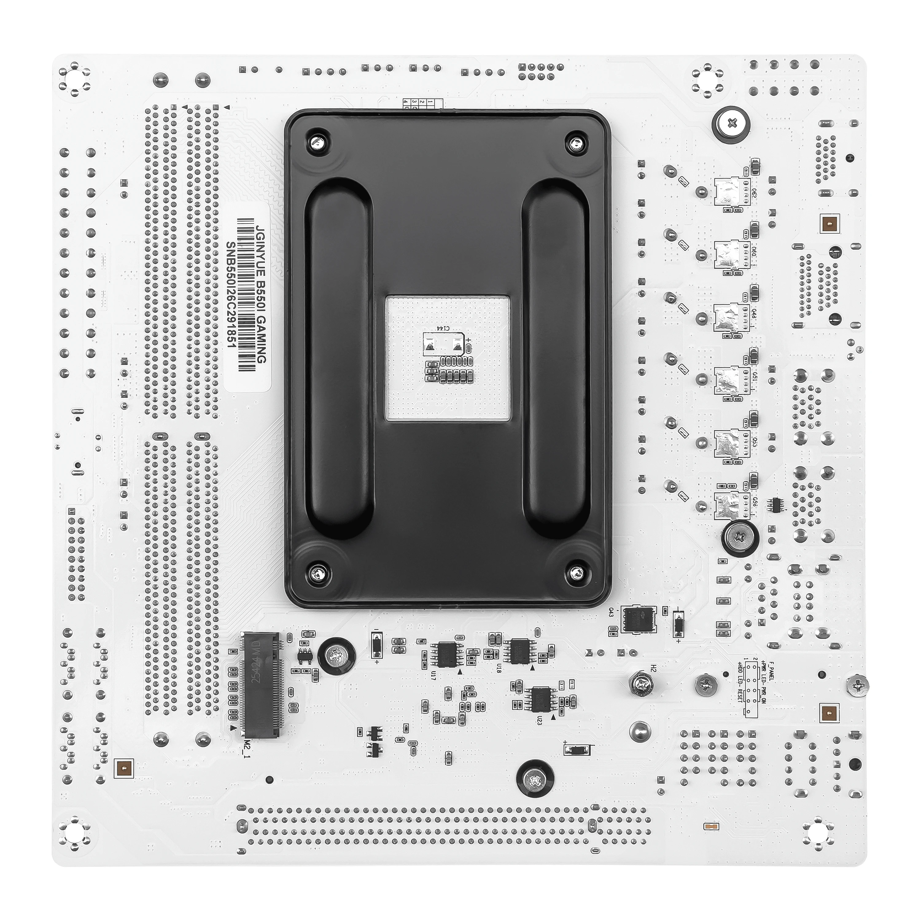 JGINYUE B550I Motherboard Set with Ryzen 5 4000 5000 Processor 16GB 32GB DDR4 3200 RAM Dual M.2 NVMe 2.5G LAN PCIe 4.0