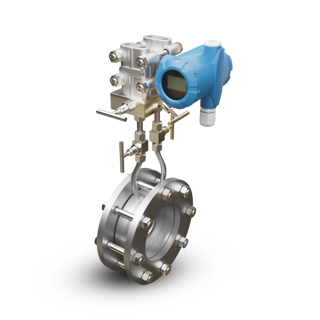 TLF SS304 DN150mm  Burner Exhaust Throttling Flowmeter Natural  Oil Air Cooling Water Orifice Plate Flow Meter