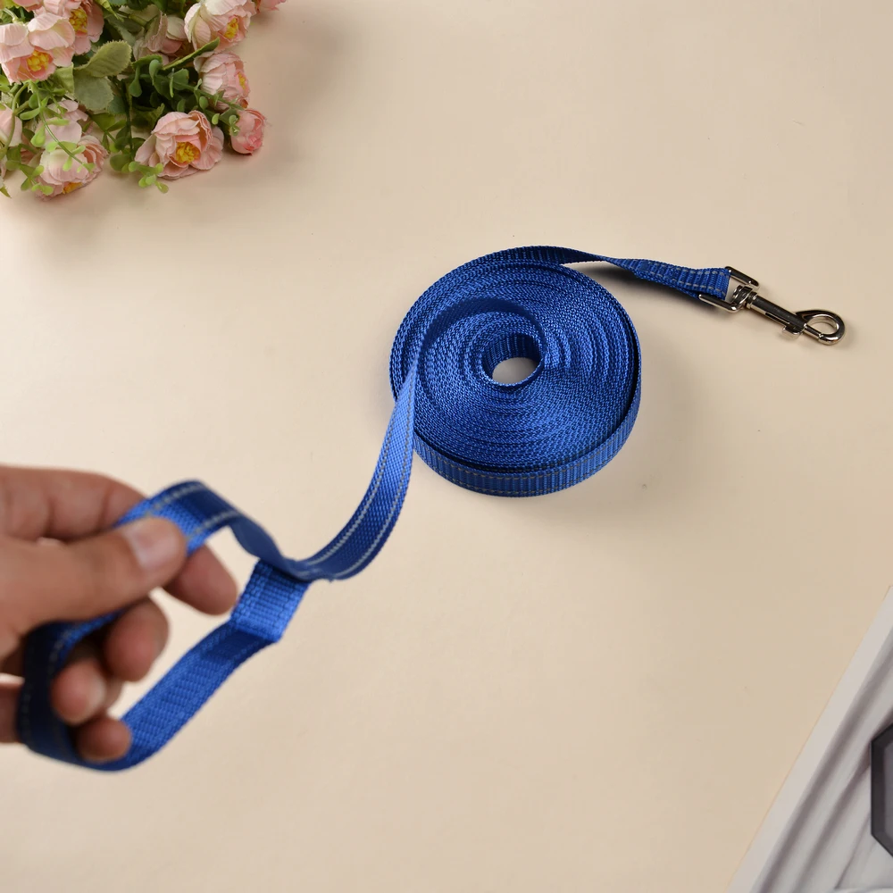 Nylon-Hundeleine, reflektierendes Zugseil für kleine große Hunde, Outdoor-Training, Spazierengürtel, langes Lanyard, Heimtierbedarf – Detail 10