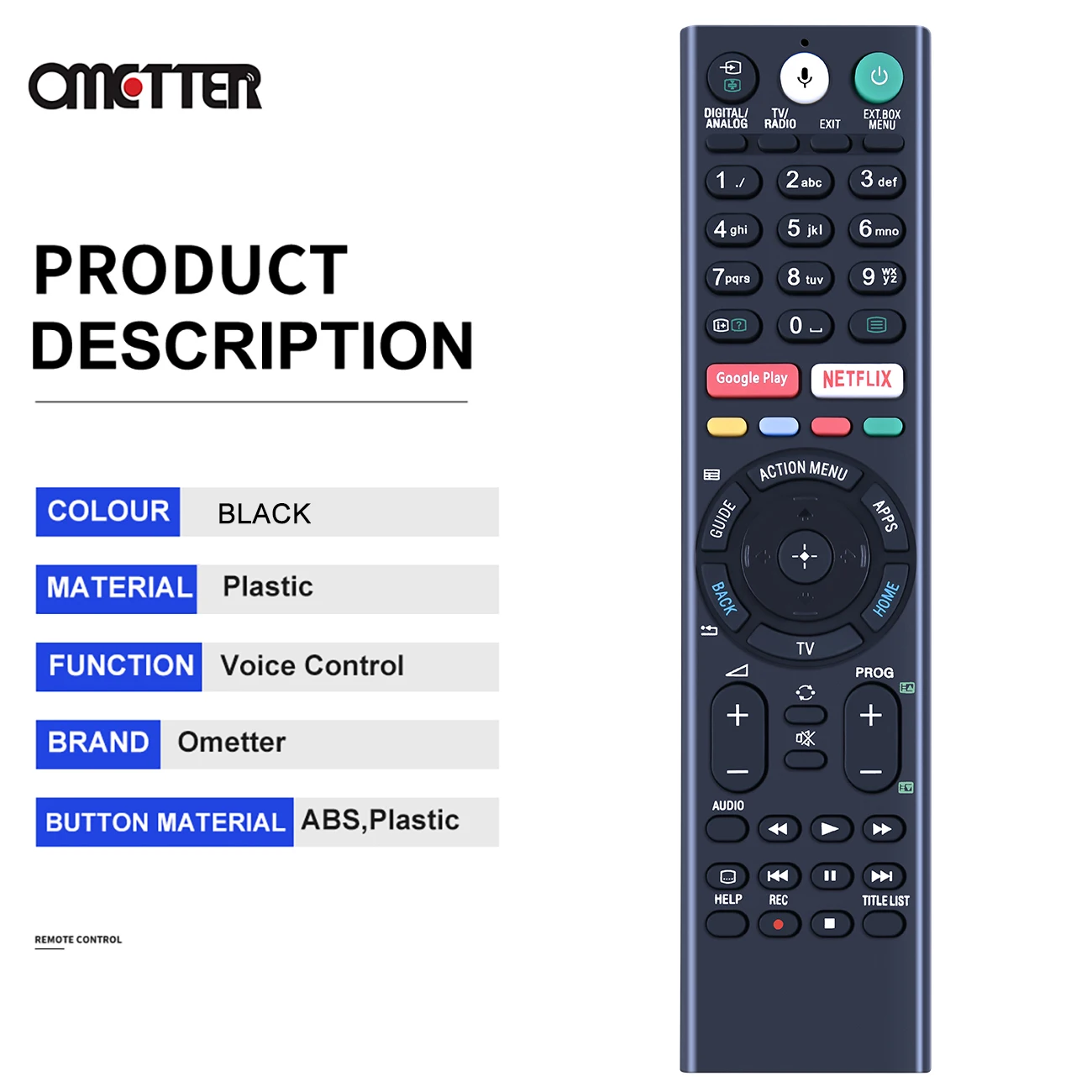 Voice Bluetooth RMF-TX310E RMF-TX220E Fit for Sony Smart TV Remote Control KD-55XF7596 KD-65XF7596 KD-65XF8796 KDL-49WF804