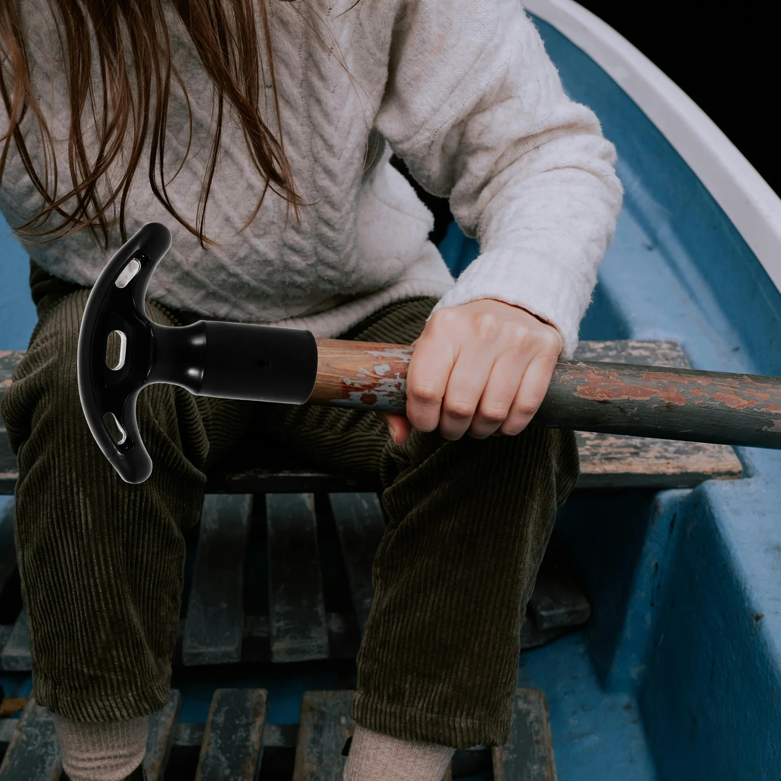 

Рукоятка для весла для каяка, нескользящая, дышащая, устойчивая, удобная, для весла для каноэ, аксессуары для каяков