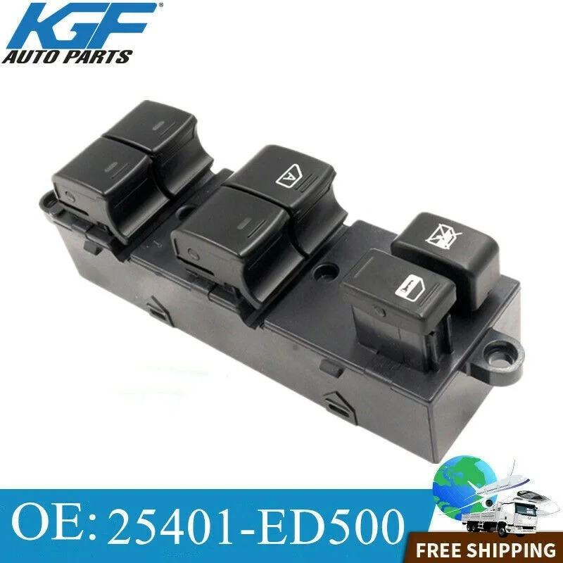 

Power Window Motor Control Master Switch Fit for Nissan Versa 07-10 25401-ED500