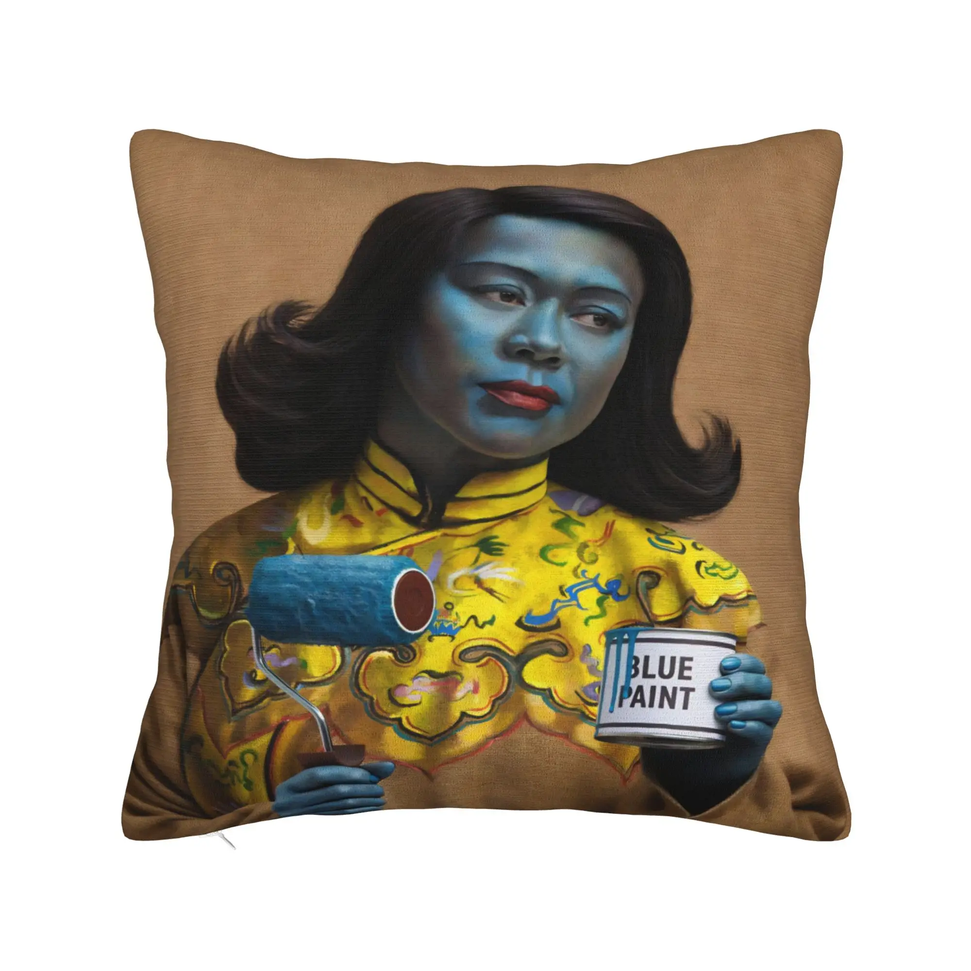 New Style Home Miss Wong Vladimir Tretchikoff  Decor Pillowcase Stuff  Pillow Cover Zipper Multiple Sizes