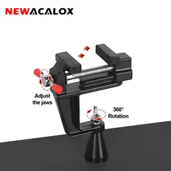 NEWACALOX Magnetic Soldering Third Helping Hand 360°Rotation PCB Holder Adjustable Range for Repairing Welding Desoldering Tool