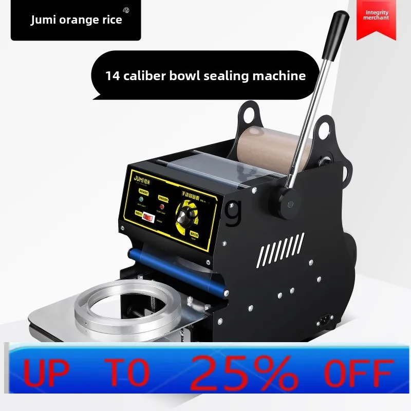

cx Commercial Manual Hand Press 14cm Bowl Sealing Machine Hand Press Cup Sealing Machine Fast Food Packaging