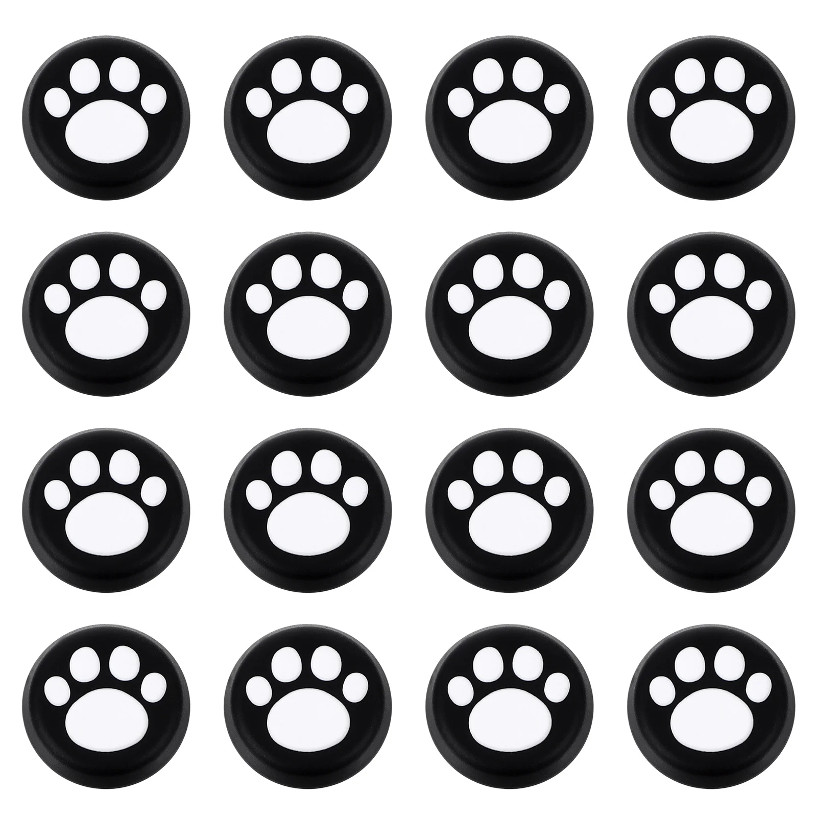 16pcs Silicone Caps Adorable Nonslip Protective Covers For Game Pad Unique Game-Pad Cases Wear-Resistant Comfort Grip