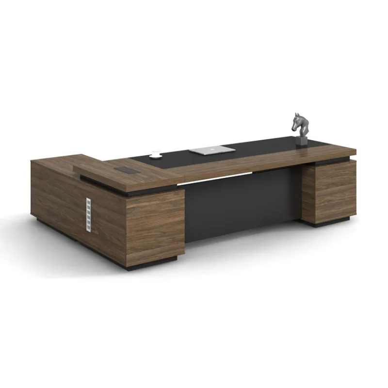 

Boss office desk and chair combination simple modern high-end class desk office furniture matching