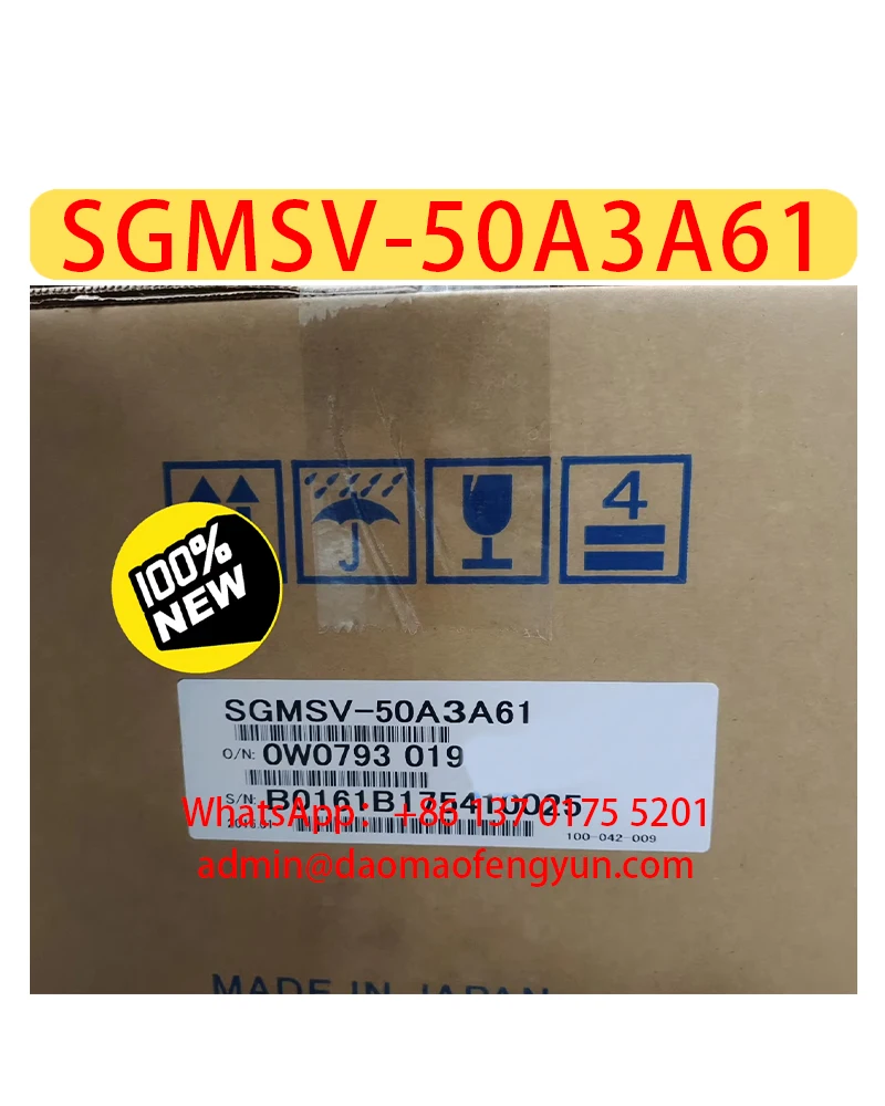 

SGMSV-50A3A61 Brand New Servo Motor Original Genuine，Fast shipping，SGMSV 50A3A61
