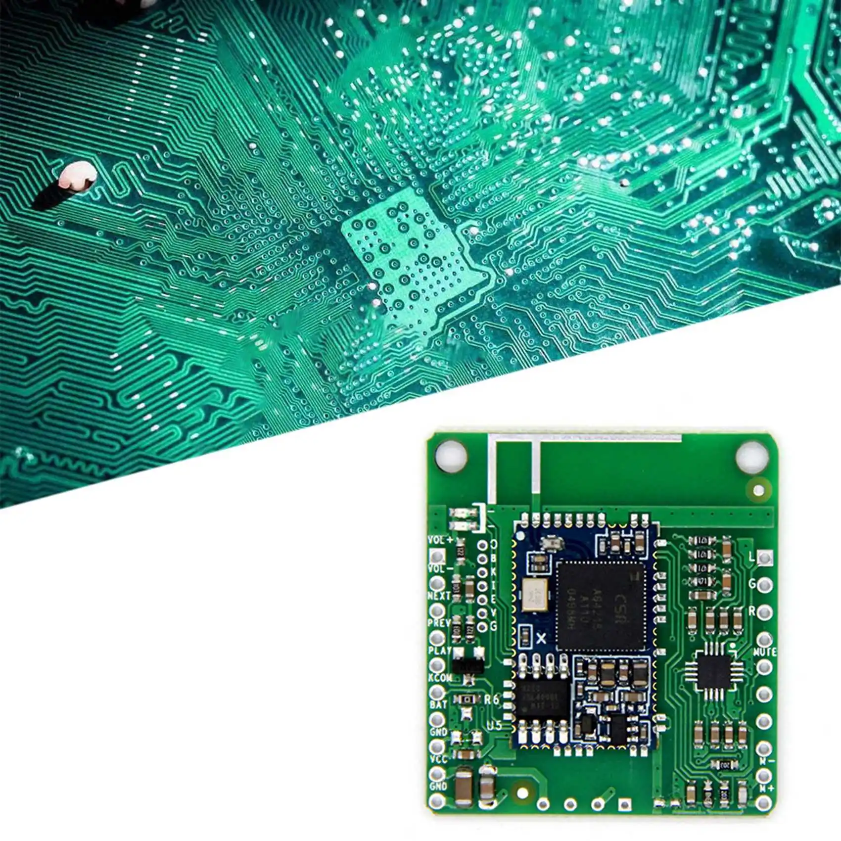 HOT CSRA64215 Bluetooth Receiver Board APTXLL Lossless Music HiFi Receiver TWS Audio for Car Bluetooth Receiver (NO DC)