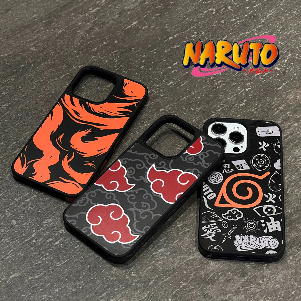 Fashion Cool Japan Anime N-NARUTOS Itachi Obito Pain Phone Case For iPhone 17 16 15 14 13 Pro Max Shockproof Hard Cover
