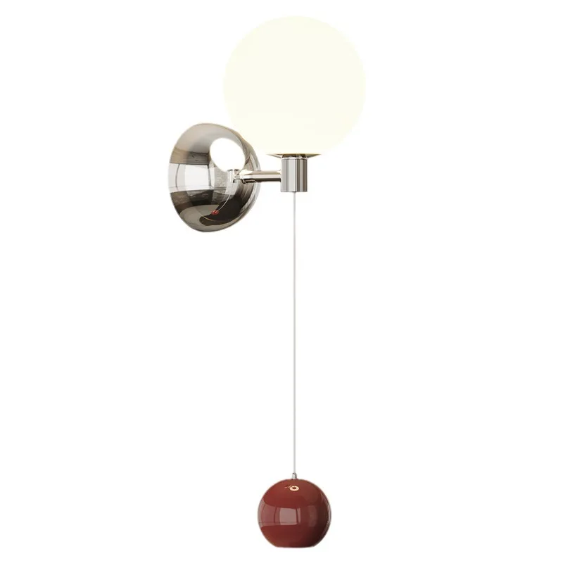 

2026 new retro bedside wall lamp medieval bedside chandelier bedroom wall lamp eye protection lamp