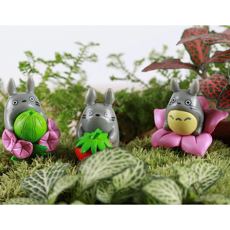 1-12 stücke Anime Miyazaki Hayao Serie Totoro Figur Mini Statue Niedlichen Spielzeug Zimmer Ornamente Pvc Figuren Spielzeug Kind geschenke Sammlerstücke – Detail 15