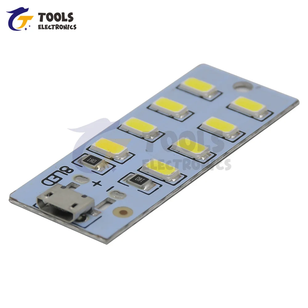 5730 SMD 5V~470mA 430mA White USB 5730 Micro LED Lighting Panel Emergency USB mobile light Emergency light Night Light