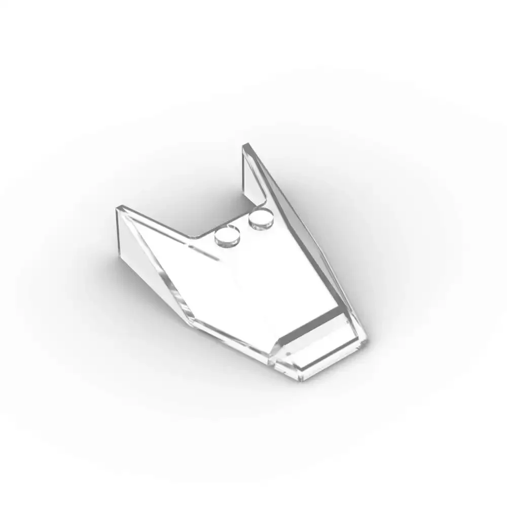 

MOC 10 шт. 6152b ветровое стекло без нижних строительных блоков 6152 6x4x1 1/3 вкладки с твердыми шпильками, кирпичи, игрушка, подарок для детей