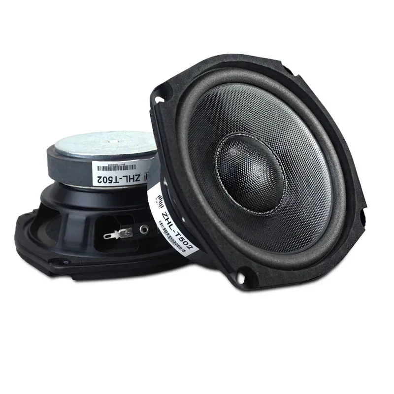 1pcs 5.25 Inch 8 Ohm 50W Audio Medium Woofer Speaker For Broadcast Conference Audiovisual Entertainment KTV Loudspeaker