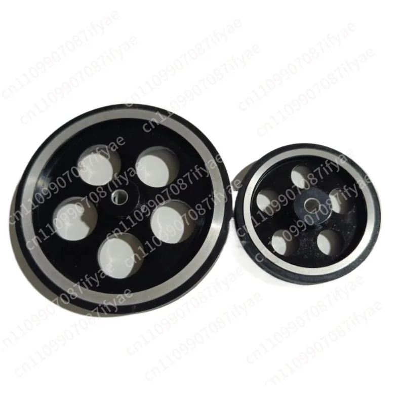 Encoder special aluminum alloy black meter wheel circumference 200mm300mm can be equipped with bracket encoder E6B2