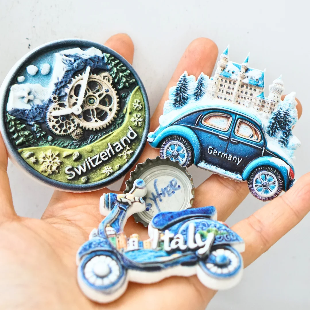 German fridge magnet, Italian fridge magnet, Swiss fridge magnet, European travel fridge magnet, home decor, photo fridge magnet