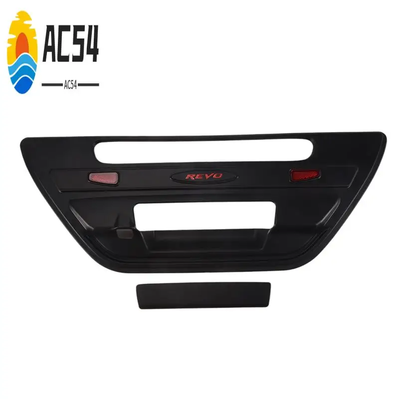 

AC54-For Toyota Hilux Accessories Back Door Decoration Tail Gate Rear Door Handle Cover Trunk Trim For REVO 2015-2017