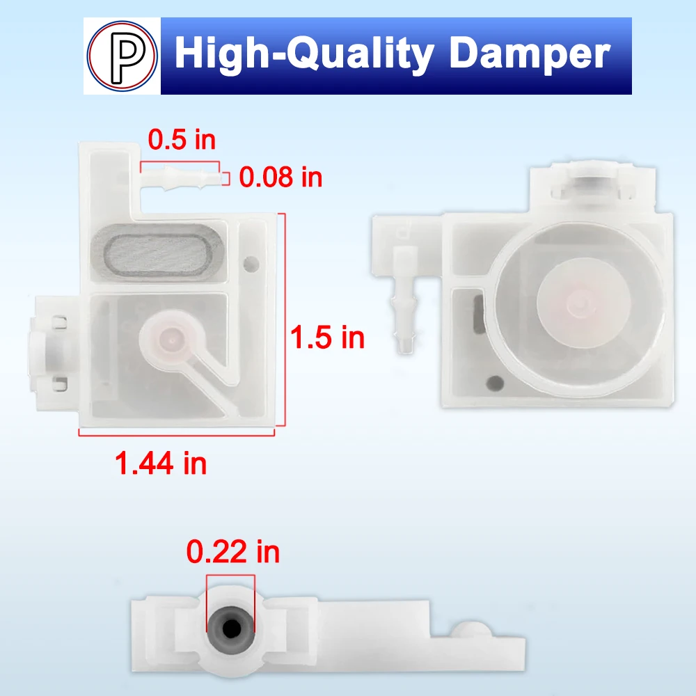 XP600 ET8550 L18050 A4 A3 A3 DTF Damper Replacement Ink Cartridge for L8180 L8050 18100 Printhead filter the ink and DTF CISS