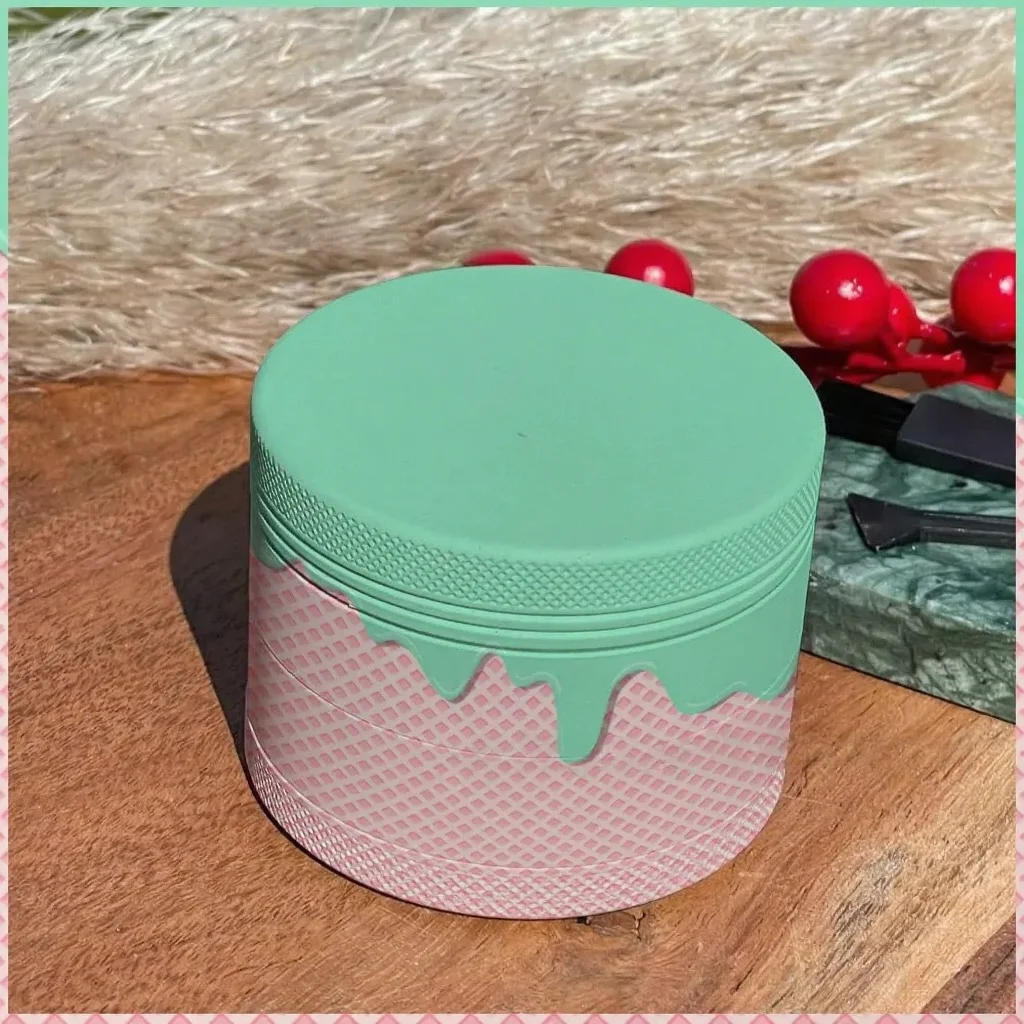 2 بوصة/50 مللي متر الآيس كريم المعادن عشب طاحونة التدخين الملحقات #4