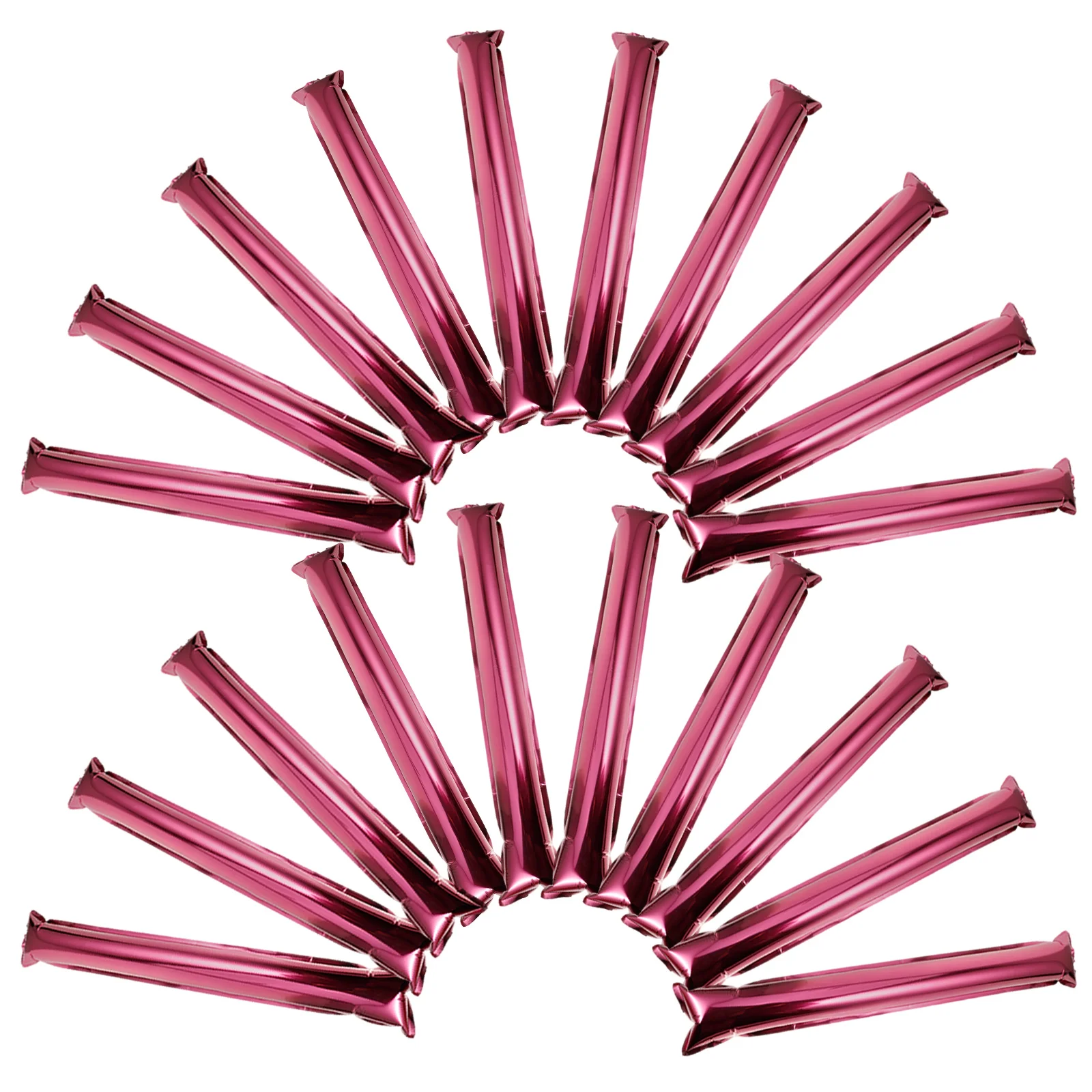 

20pcs Cheer Sticks Inflatable Noise Makers Aluminum Film Light Durable Easy Carry Party Concert Sports Event Decoration Stadium