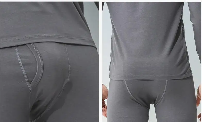 Youpin Thermische unterwäsche männer rundhals baumwolle hosen pullover bodenbildung thermische unterwäsche set winter